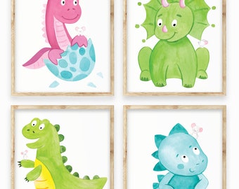 Dinosaur wall art, dinosaur theme, kids dinosaurs, dinosaur print for children, dinosaur gift, gift for kids, dinosaur lover