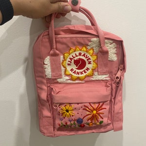 Mini mochila Kanken original Fjallraven bordada