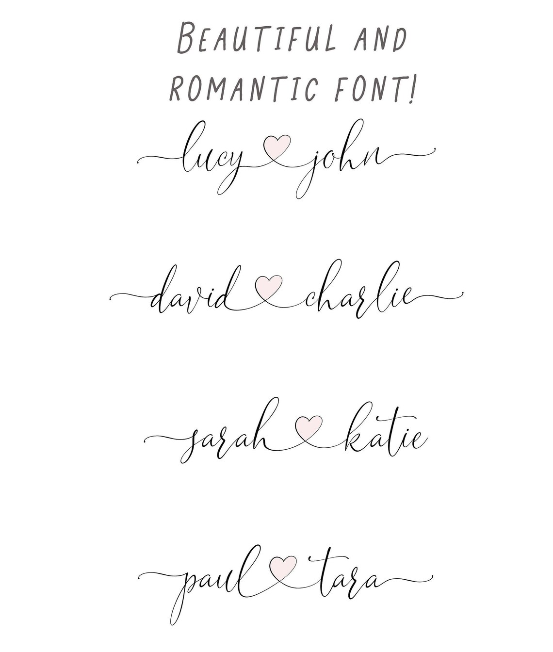 Couples Name Print Valentines Print, Wedding, Anniversary Gifts Love ...