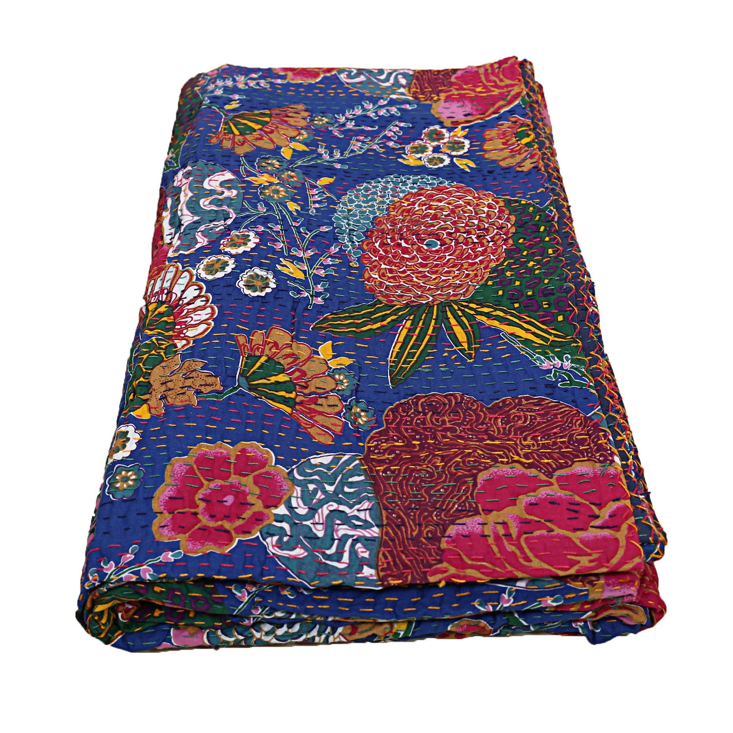 Twin Kantha Quilts Hippie Gestikte Deken Kamer Decor Dekbed Etsy