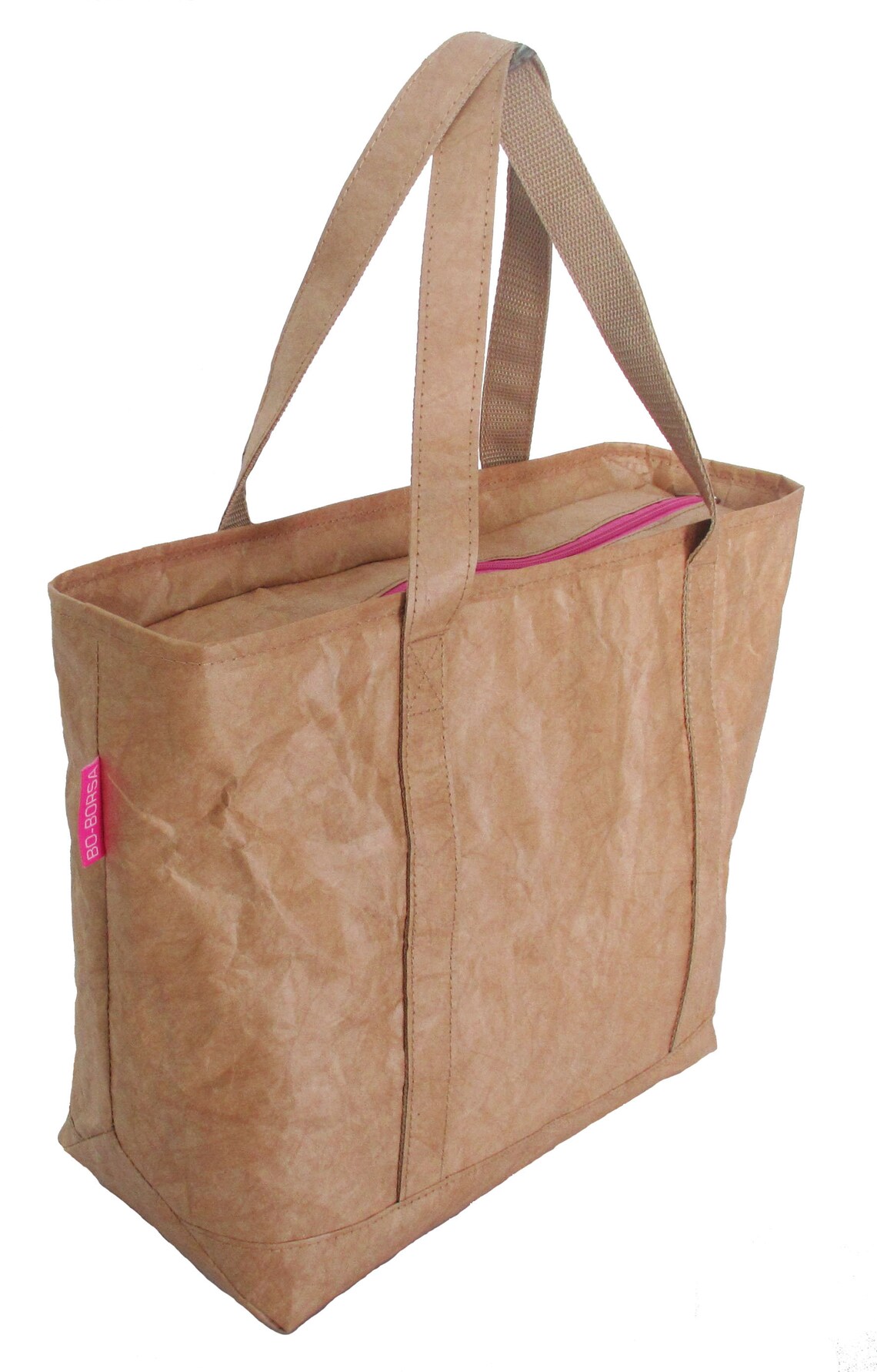 Tyvek Handbag Shopping Bag Tote Bag in 'brown Paper' Etsy