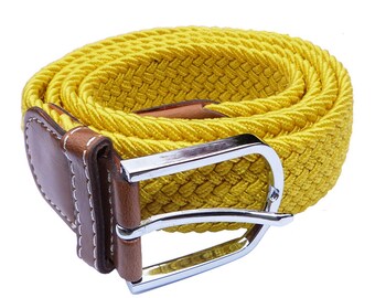 yellow elastic belt