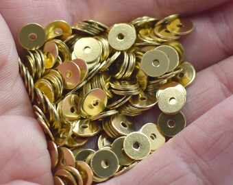32 mm 2 Holes And Middle Hole Connector Middle Hole Connector Raw Brass Circle Connector SKU RW388