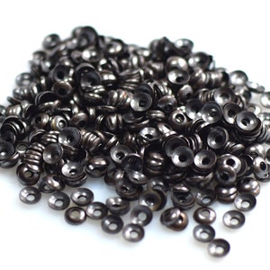 Antique Copper   Bead Caps - Round Bead Caps - 0.5 x 3 mm