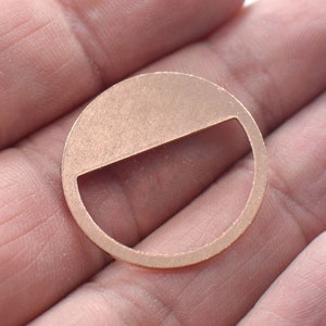 0.8 x 25 mm ,  Raw Copper Round Findings  - No Hole