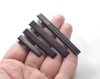 Black  Color  Alligator İron Hair Clips Connector  - Wholesale