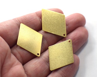 Rohmessing Diamant Erkenntnisse - Diamant 1 Loch Erkenntnisse , 0,5 x 25 x 33 mm