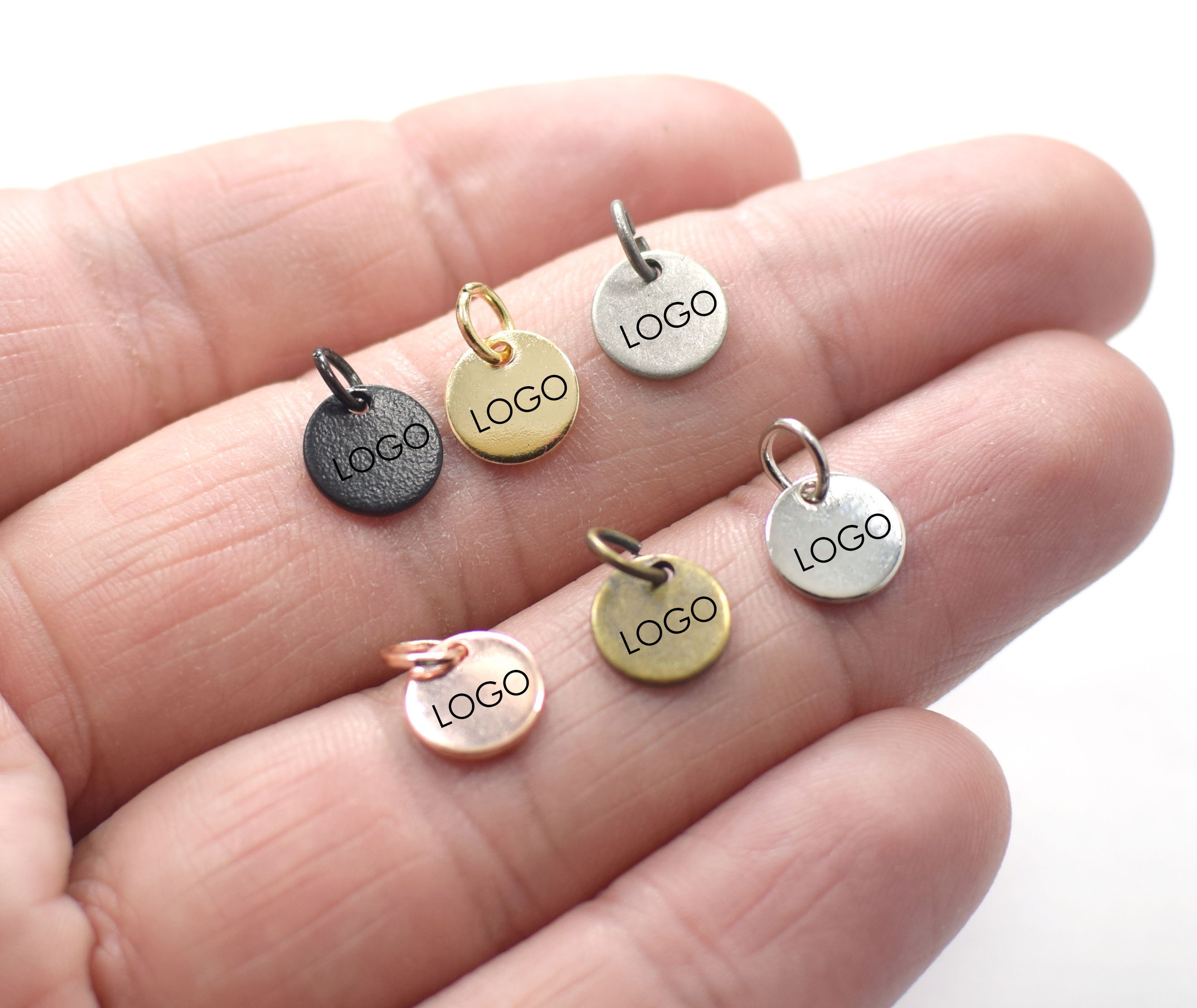 Custom Jewelry Logo Charms -personalized Logo Charms -jewelry Tag ...