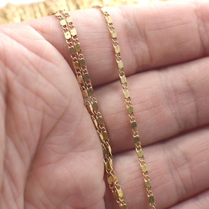 2 x 3  mm ,  Raw Brass Soldered Chains