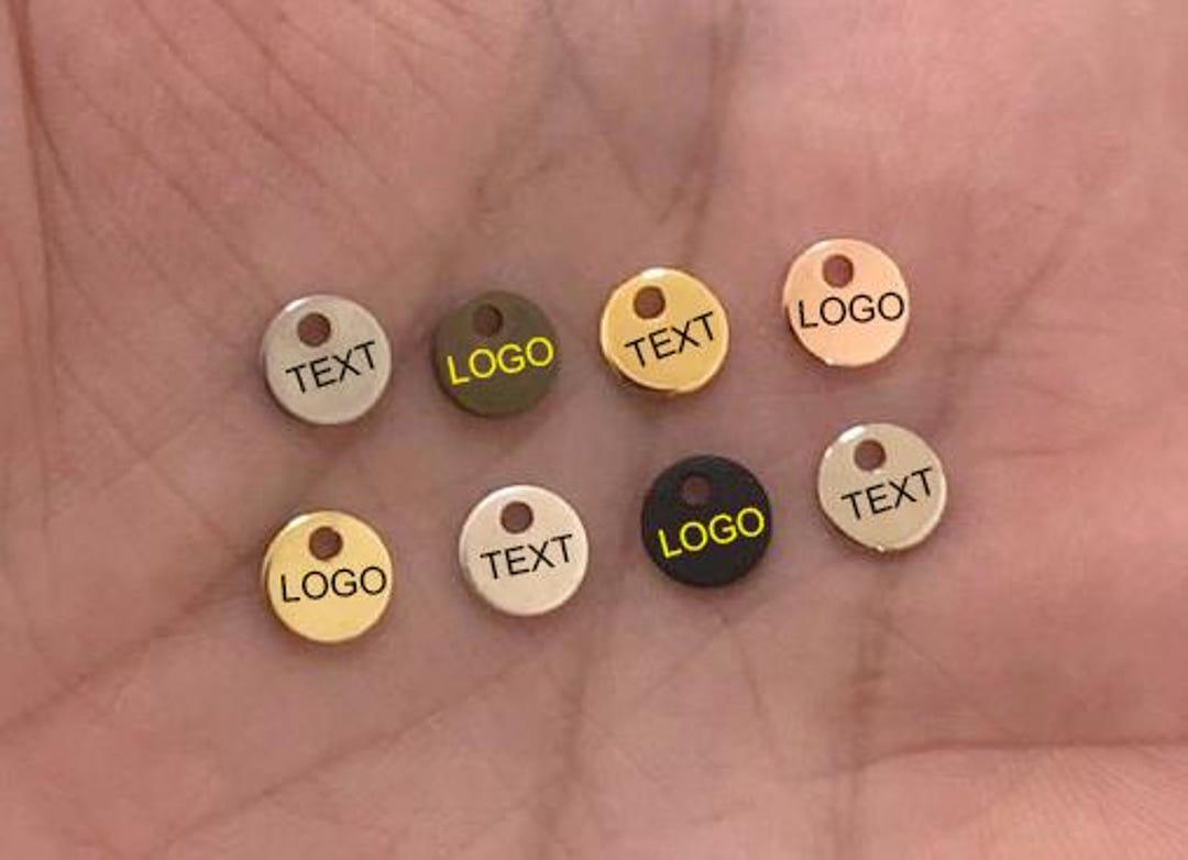 Custom Jewelry Logo Charms -personalized Logo Charms -jewelry Tag ...
