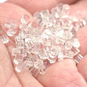 3 x 4 mm , Silicone Clear Earring Backs
