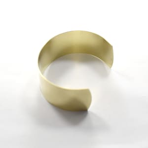 Optional - Raw Brass Bended Sheet Bracelet Cuff Blanks -  Personalized Bracelet Sheet Blanks - Bended