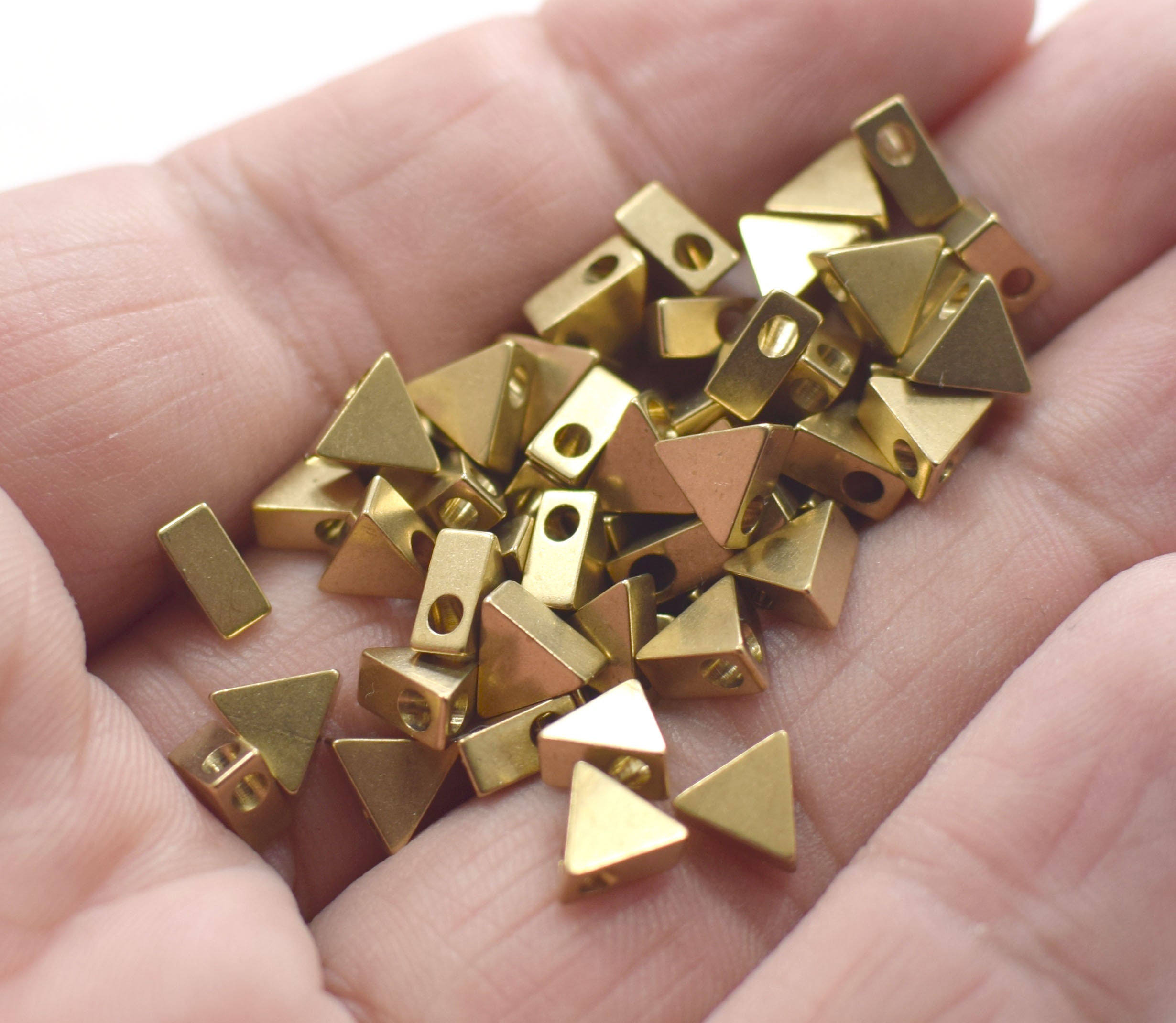 4 X 6mm, Raw Brass Striped Oval Tiny Beads - Hole 2 - Yahoo Shopping