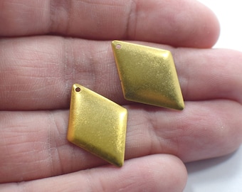Rohmessing Diamant Erkenntnisse - Diamant 1 Loch Erkenntnisse , 0,5 x 16,5 x 24 mm