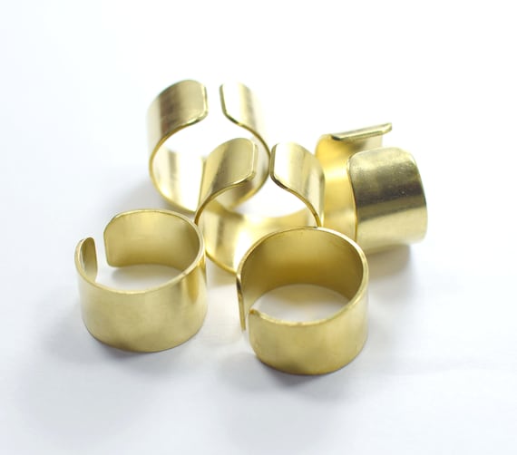 Adjustable Ring Base Raw Brass 20 Mm Ring 14 Mm Width Etsy Singapore