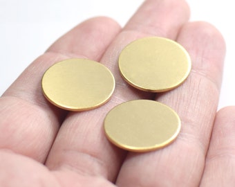 1 x 20 mm , Raw Brass Round Stamping Disc - Round ( No Hole ) Bevindingen