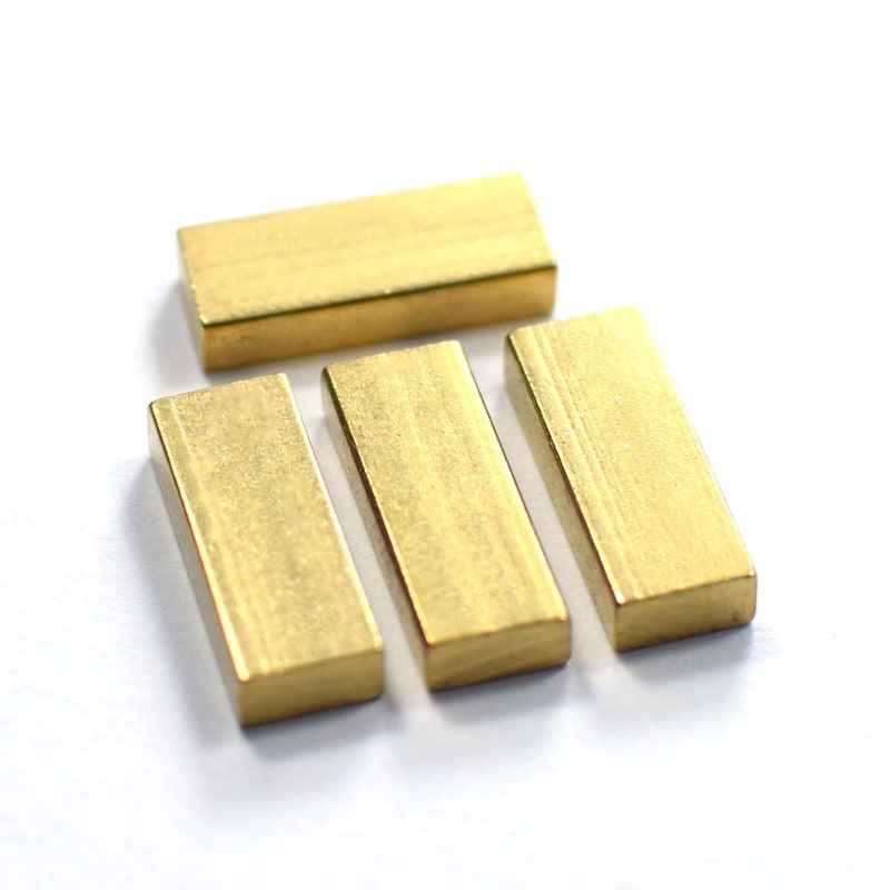 Rectangular Curtain Pole 16mm Brass Bar - Etsy UK
