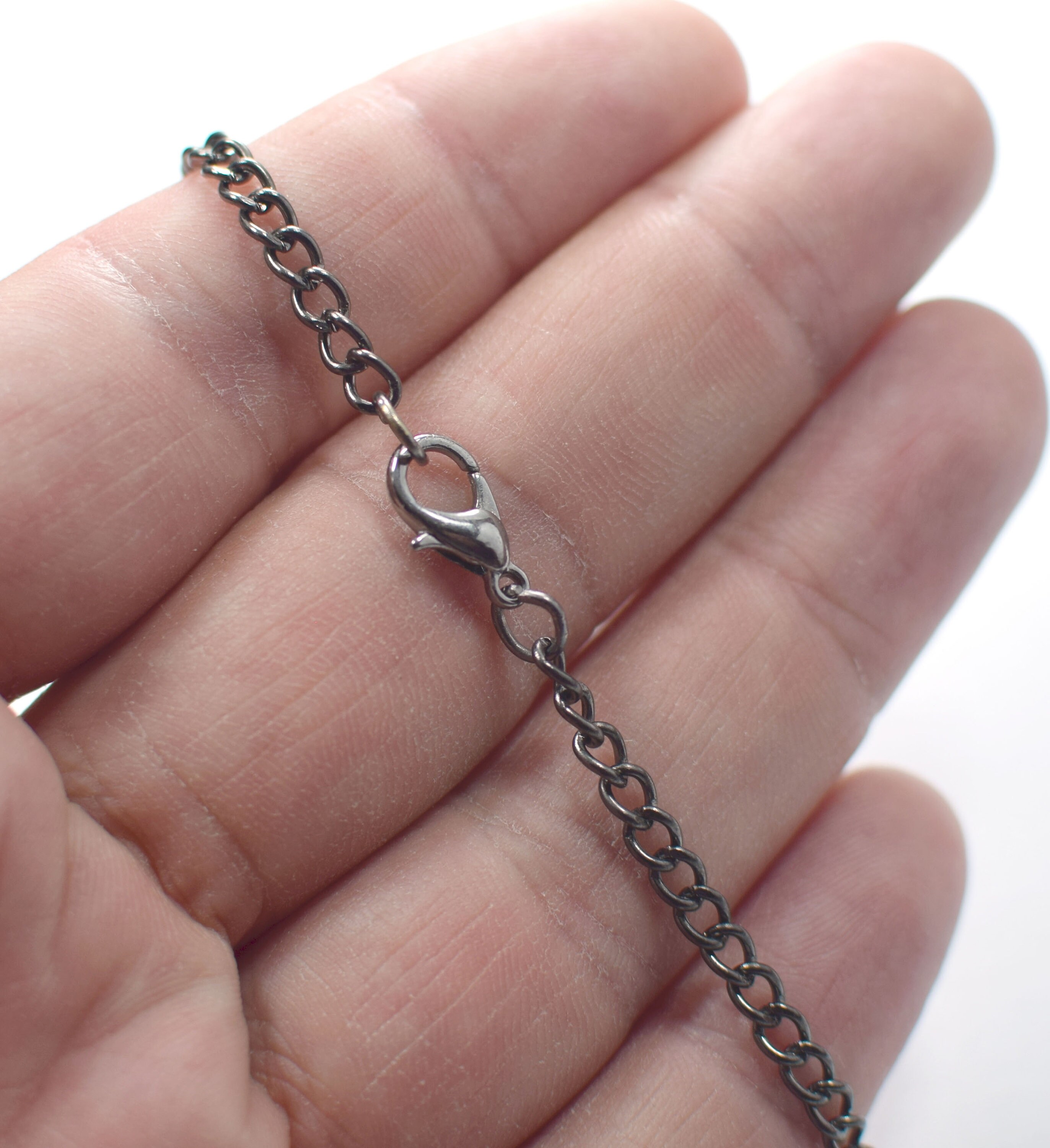 Gunmetal Necklace Etsy Canada