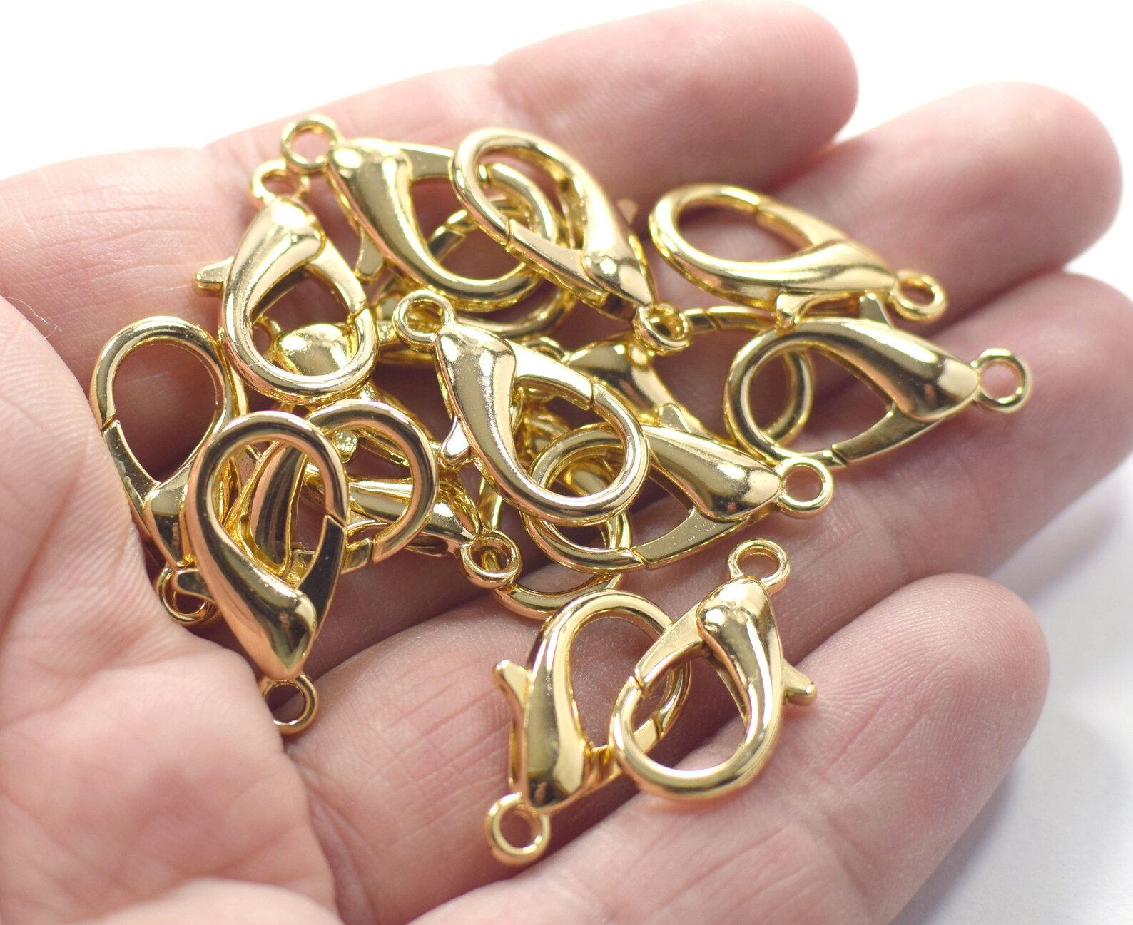 24k gold lobster clasp