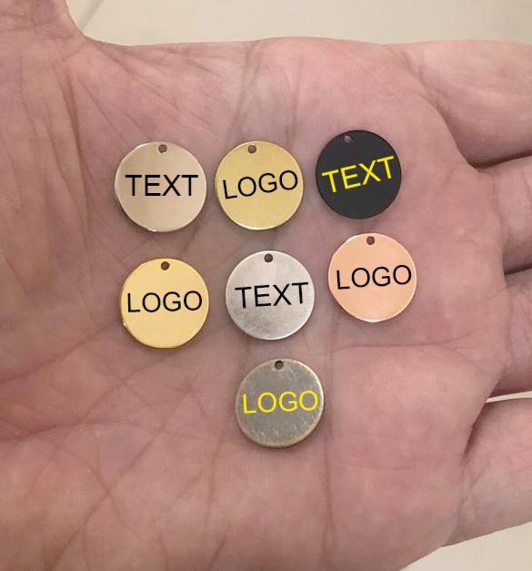 Custom Jewelry Logo Charms -personalized Logo Charms -jewelry Tag ...