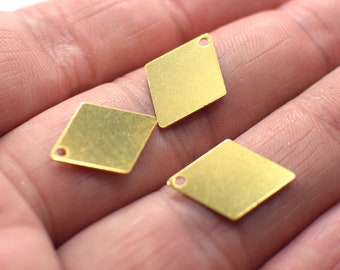 Rohmessing Diamant Erkenntnisse - Diamant 1 Loch Erkenntnisse , 0,5 x 12 x 17 mm