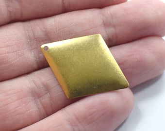 Rohmessing Diamant Erkenntnisse - Diamant 1 Loch Erkenntnisse , 0,5 x 25 x 33 mm