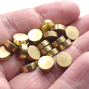 Rohmessing solide Runde Scheibe Erkenntnisse - ( keine Löcher) Erkenntnisse, 3 x 8 mm
