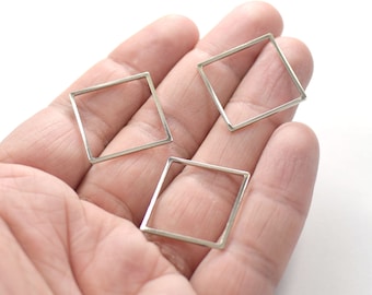 1 x 22 mm, risultati anello quadrato colore argento