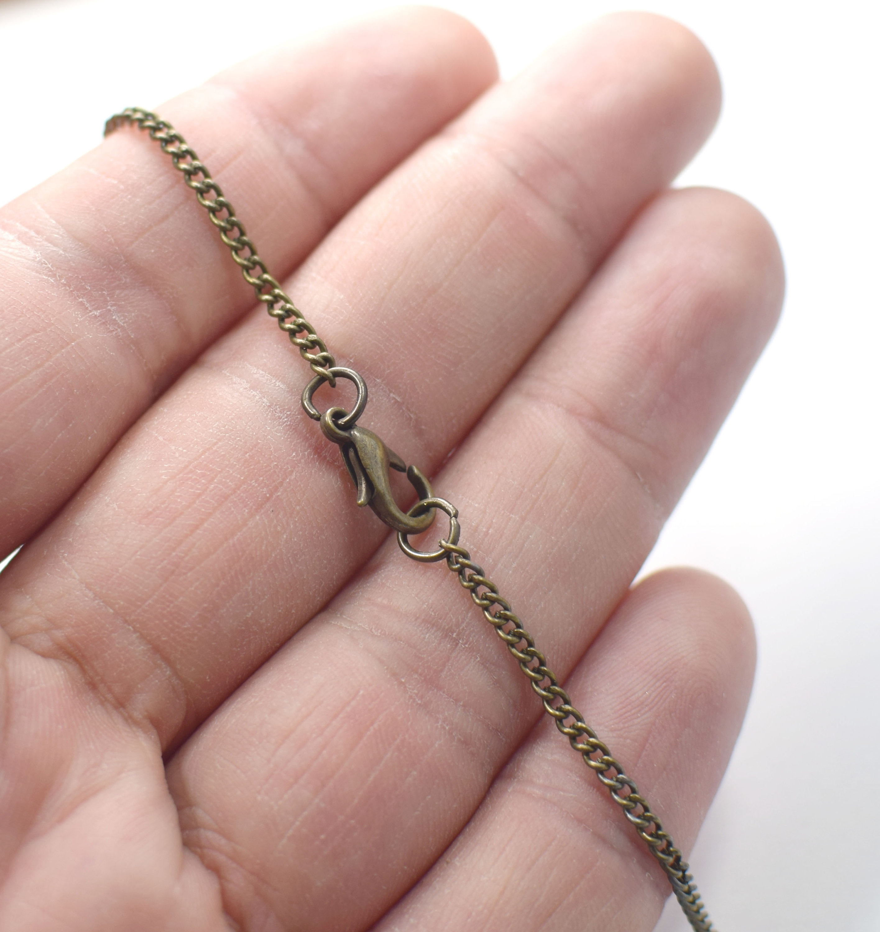 3' Antique Brass Chain : 3FK06