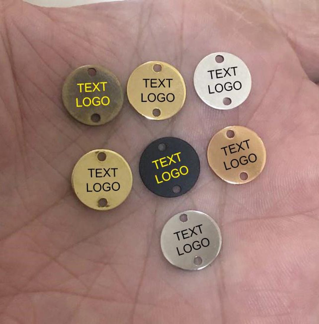 Custom Jewelry Logo Charms -personalized Logo Charms - 10 Pieces ...