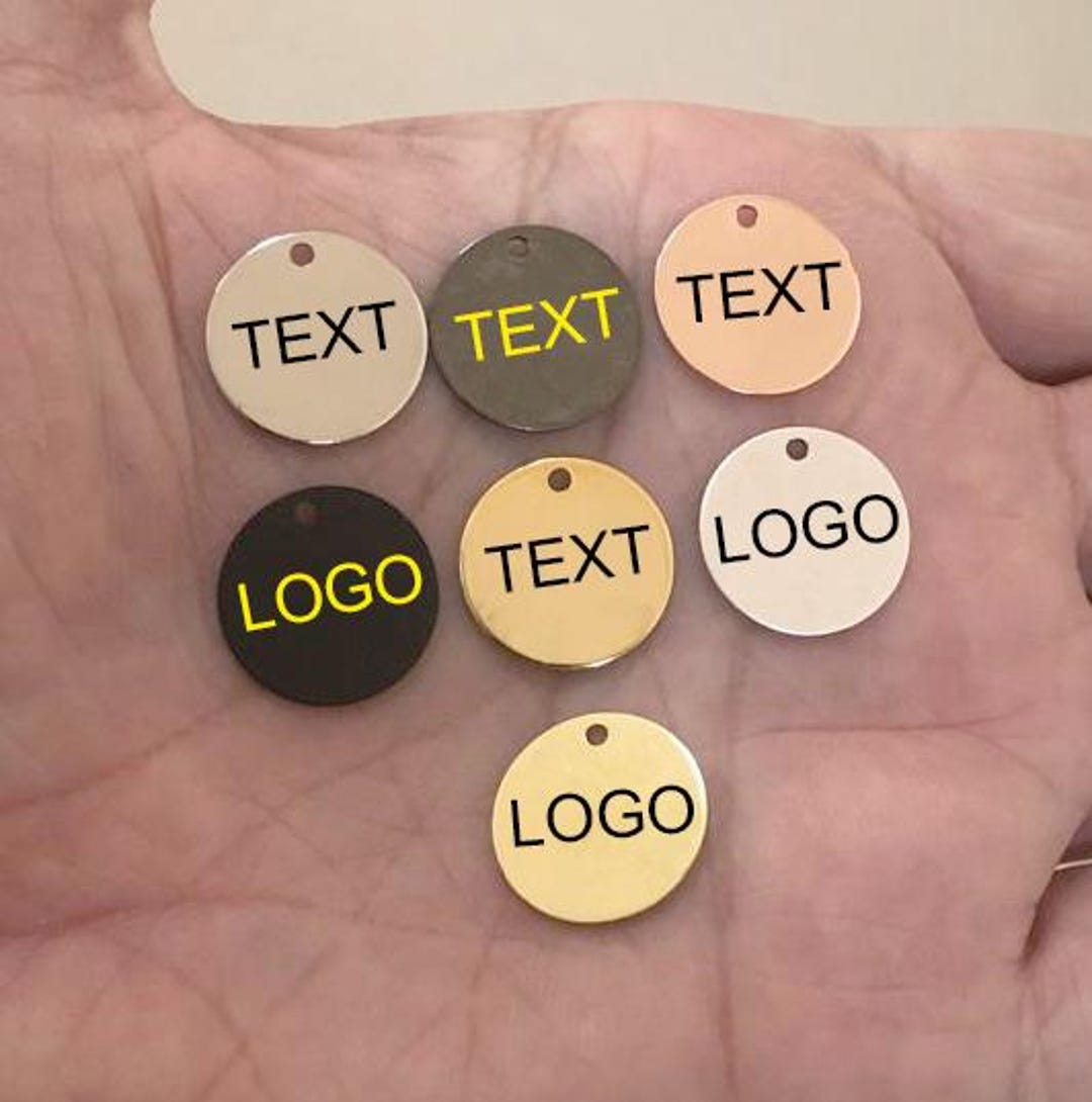 Custom Jewelry Logo Charms -10 Pieces - Personalized Logo Charms ...
