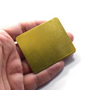 Raw Brass  Square  Shape Blanks  -   No Hole  Findings ,  0.8 x 50 x 50 mm