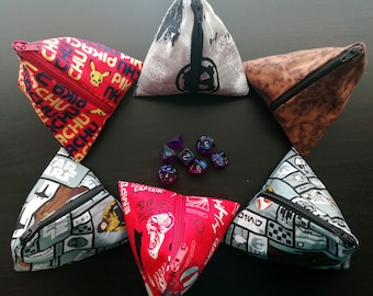 Personalisierte Pyramidentasche - Würfeltasche - Geschenktasche - Token Tasche