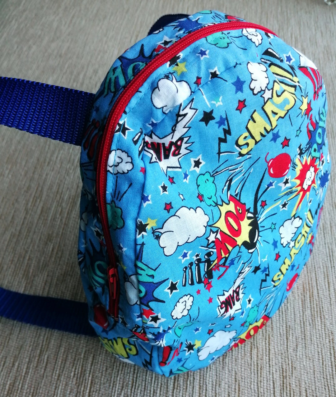 Mini Rucksack Comical Personalised Children's Comic Rucksack - Etsy