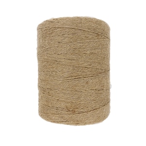 Natural Jute Twine - 1mm to 4mm - Biodegradable & Made in France - For macrame, crochet, DIY, wedding, labels, gardening