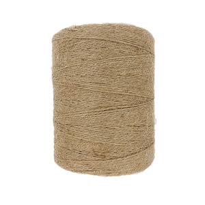 Rollo De Cuerda De Yute Arpillera Natural Trenzada 5mts