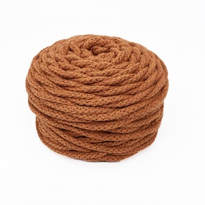 4mm and 5mm Prestige Braided Cotton - Braided rope, Macramé yarn, DIY and Crochet - Oeko-Tex® & GRS certified