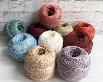 Bamboo combed yarn for macrame, crochet, knitting, weaving and Diy - 1.5mm 400m 200gr, OEKO-TEX® & GRS certified