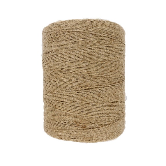 Ficelle de Jute Naturelle en Coton Macramé, Corde en Toile de Jute