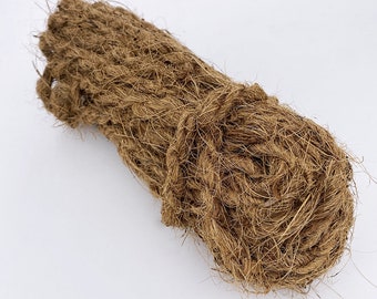 Coconut fiber rope Ø 8 mm, 15m - For decoration and DIY