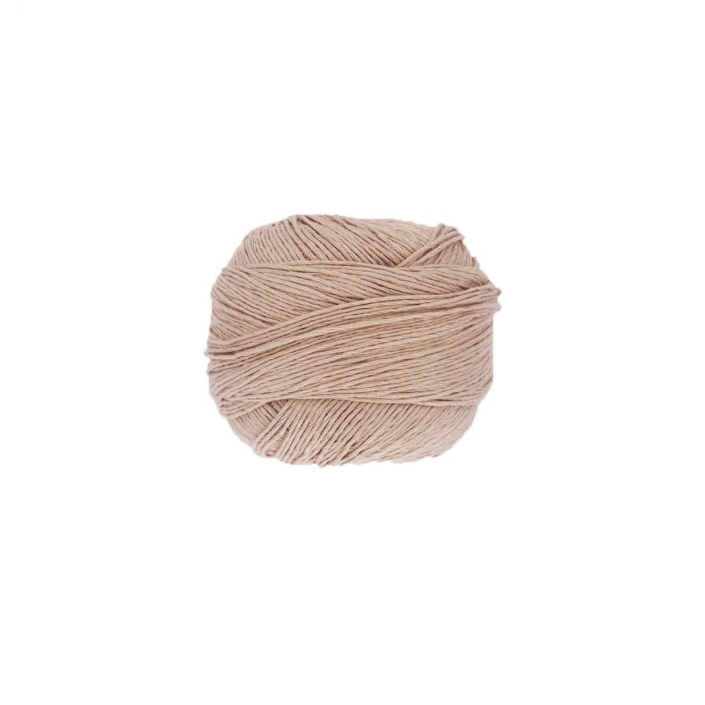Beige Yarn for Knitting Crochet Yarn, 100grs, PT 6, ES 5, Crochet Yarn  Mercerized 1730 