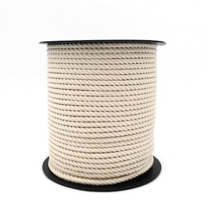 5 to 24mm - Recycled Cabled Cotton Rope for Decoration and Rainbow - by the meter - Rainbow Cotton cord, DIY Macrame Rainbow Twisted Rope