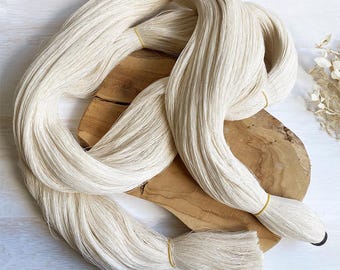 XL 50mm Waxed Combed Cotton - Recycled and very soft - Ideal for wall hangings, weaving, decorative arts, macramé