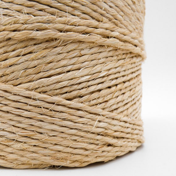 Corda in sisal naturale da 2 a 12 mm, spago e corda per tiragraffi e  decorazioni -  Italia