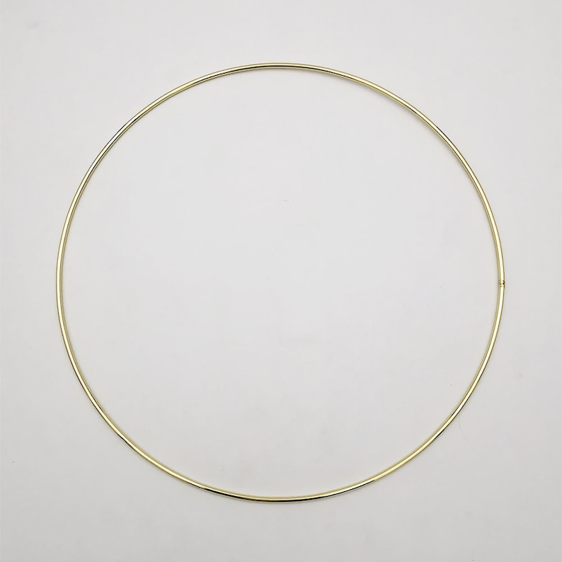 Anneau cercle en métal pour macramé, cerceau, grand et petit cercle pour attrape-rêve, arbre de vie et abat jour 20 cm