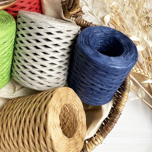 Fil de hot sale raphia a crocheter