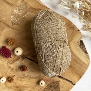 Braided cotton yarn for crochet, knitting and macramé - Yarn with a diameter of +/- 1mm for crochet and knitting needles 2-3. Ball of 200m / 50g