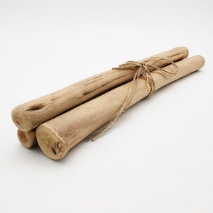 Natural Driftwood Branch Sticks - Set of 3 pieces