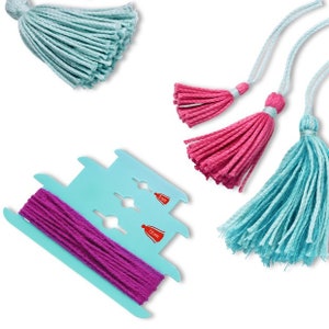 Pompom and tassel devices, pompom kit Making tassels and pompoms threads and cords DIY Macramé, knitting and crochet image 6