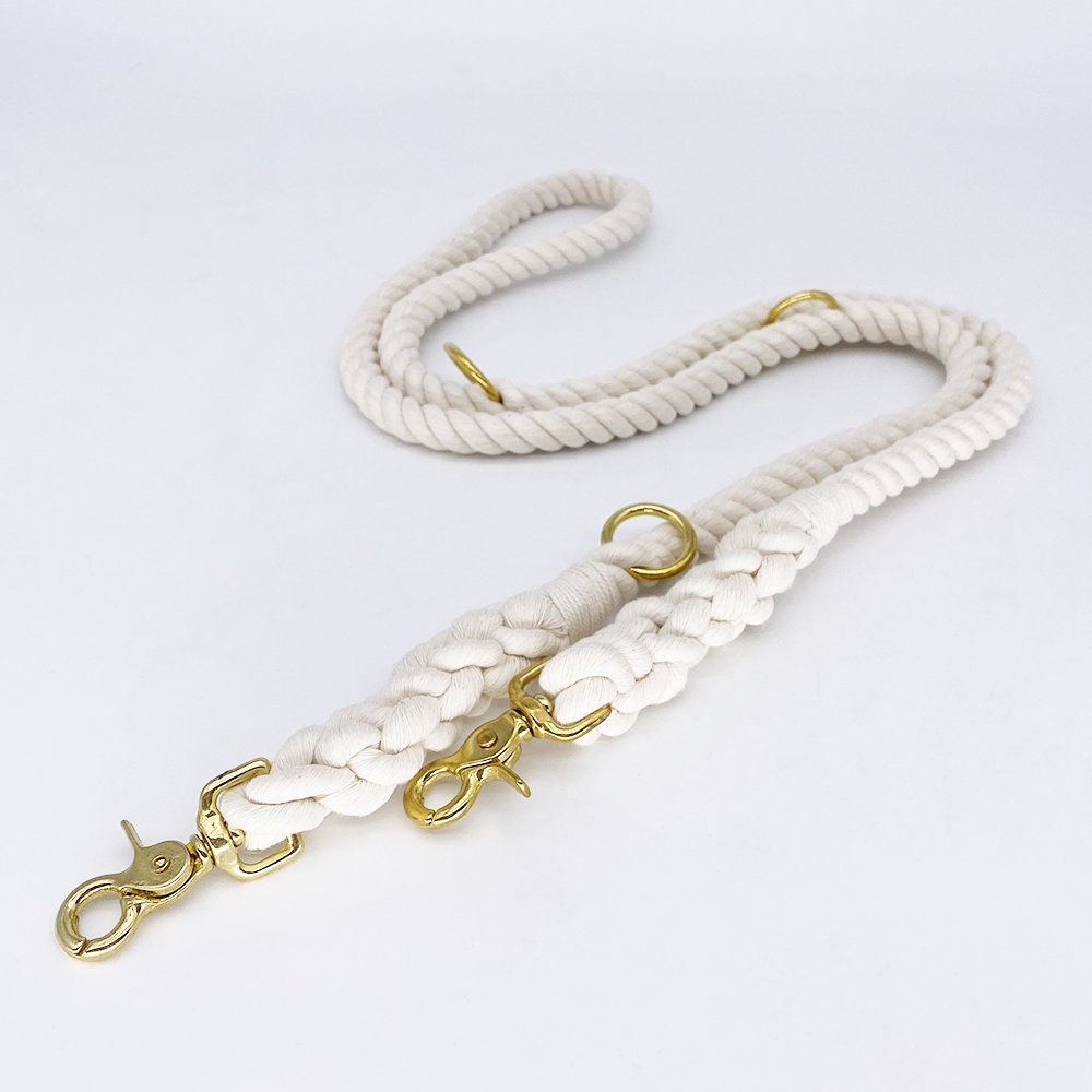 Gots® Fabrication Artisanale Française - Laisse Pour Chien en Coton Bio Français 1 à 1, 7 Mètres de 